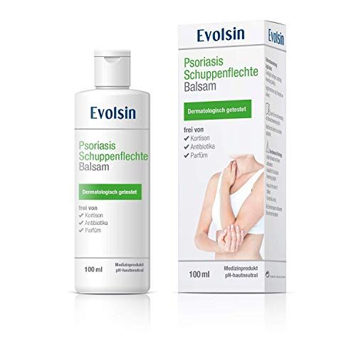 VERGLEICHSIEGER: Evolsin® Psoriasis Schuppenflechte Balsam Salbe Creme I Effektive Linderung durch einmalige patentierte Wirkweise I Beruhigt gereizte, juckende, irritierte und trockene Haut VERGLEICHSIEGER: Evolsin® Psoriasis Schuppenflechte Balsam Salbe Creme I Effektive Linderung durch einmalige patentierte Wirkweise I Beruhigt gereizte, juckende, irritierte und trockene Haut