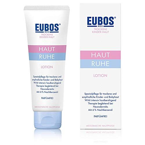 Eubos Haut Ruhe Lotion (1x125ml) für die tägliche Ganzkörperpflege bei trockener Kinder- und Baby-Haut empfohlen Eubos Haut Ruhe Lotion (1x125ml) für die tägliche Ganzkörperpflege bei trockener Kinder- und Baby-Haut empfohlen
