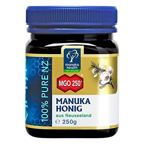 Manuka Health - Manuka Honig MGO 250+ (250 g) - 100% Pur aus Neuseeland mit zertifiziertem Methylglyoxal Gehalt Manuka Health - Manuka Honig MGO 250+